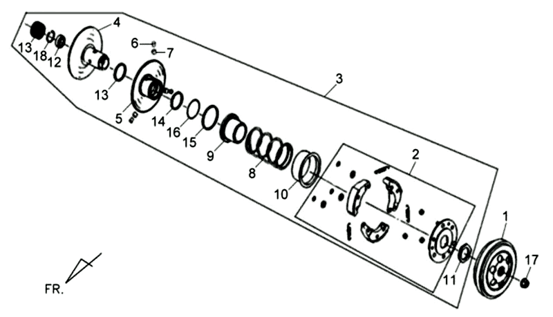 Sprzęgło Sym Allo (WH871) Sampon 