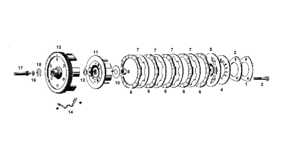 Kreidler Sprzęgło 4 Przyspieszenie