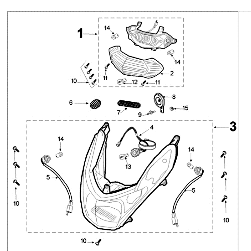 Jasny Peugeot Kisbee brązowy