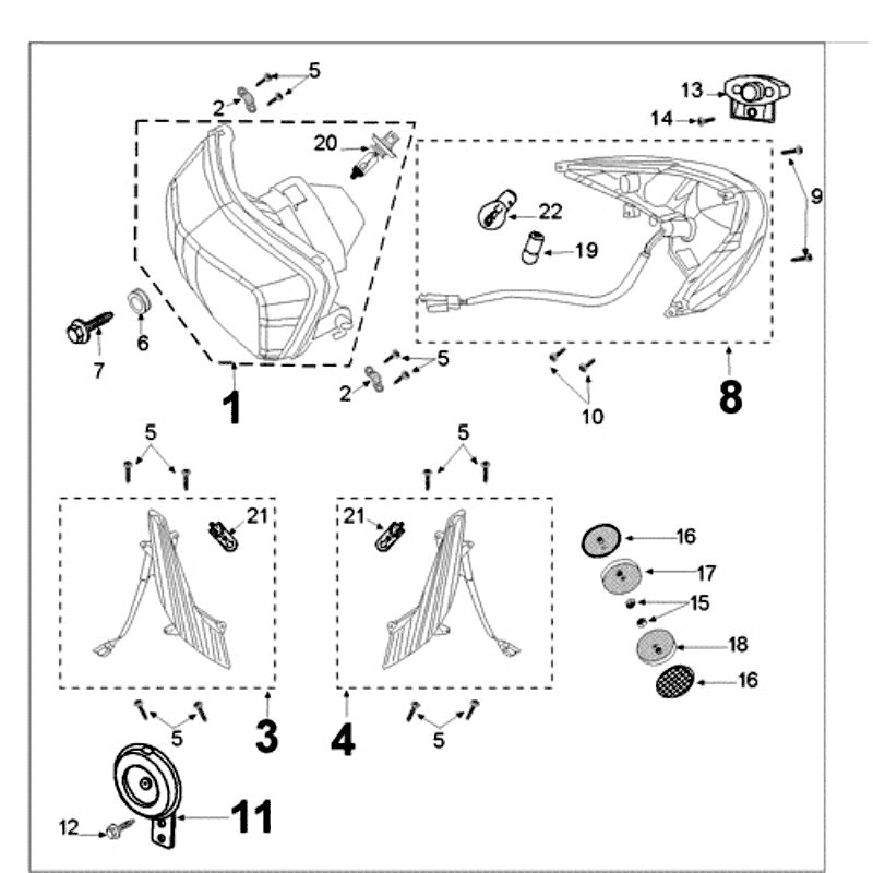 Light Peugeot Tweet stary brąz
