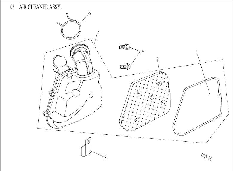 Filtr powietrza AGM Venom czarny