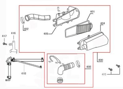 Filtr powietrza Benzhou ZN50QT-36 szampan