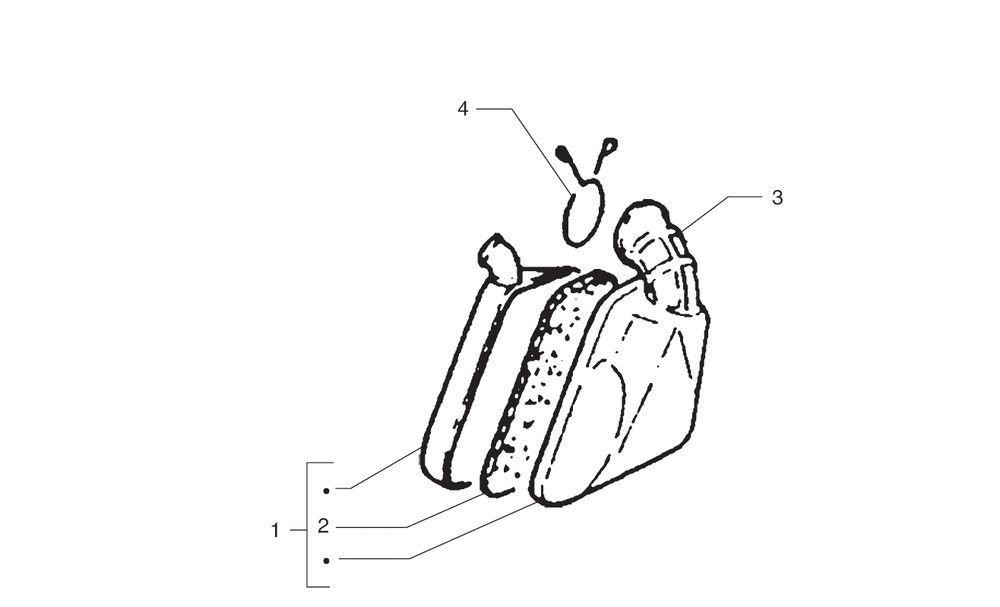 Filtr powietrza Beta Ark-k LC niebieski 2004 2-suwowy