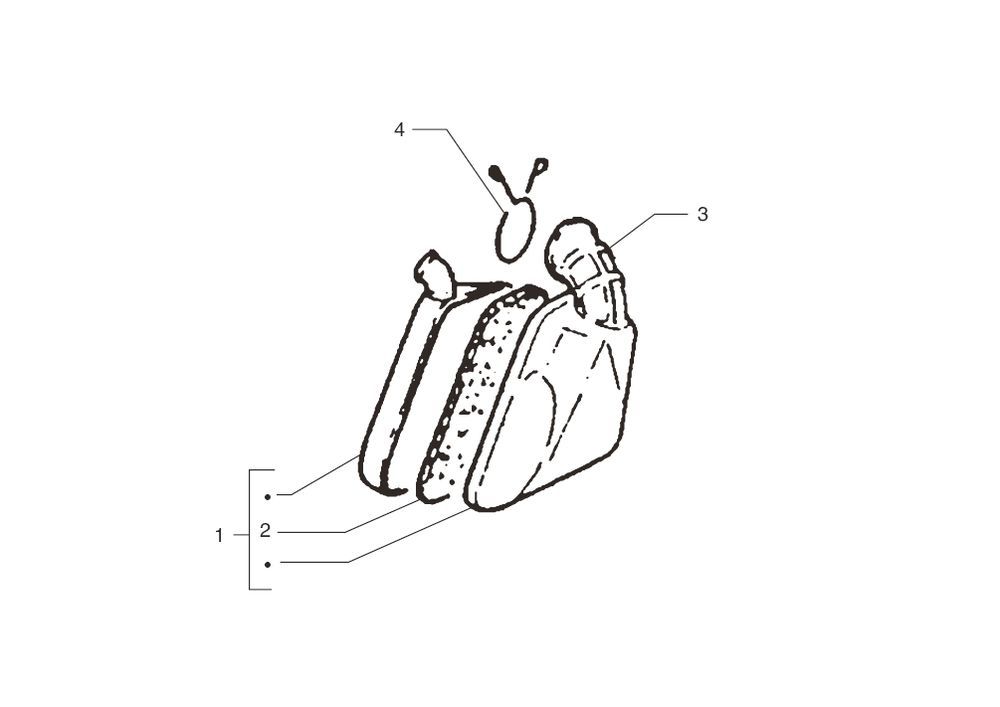 Filtr powietrza Beta Ark-tribe AC srebrny 2009 2-suwowy