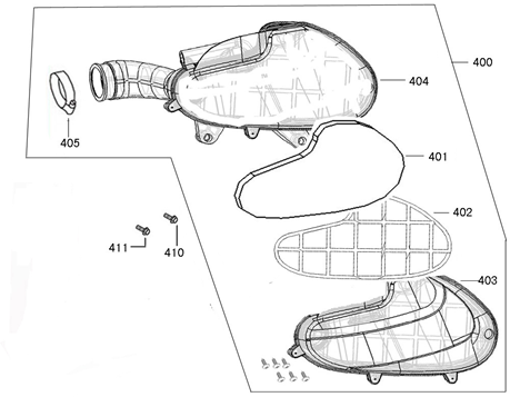 Filtr powietrza Edwards Tomorrow Maple V50-3 granatowy