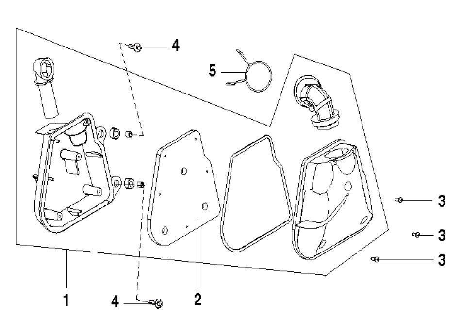 Filtr powietrza Generic Ideo black 2007 2-suwowy 25