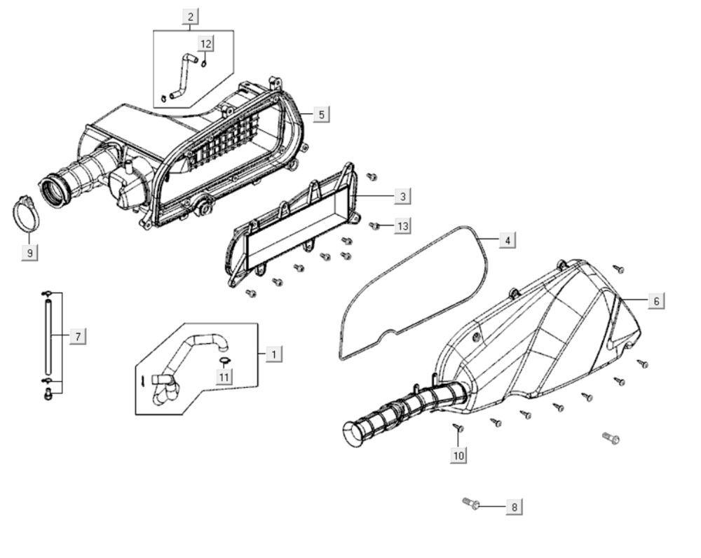 Filtr powietrza Kymco Gti 300i