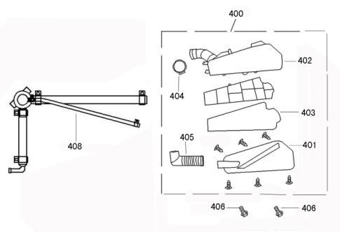 Filtr powietrza Neco Borsalino Oro matowy czarny