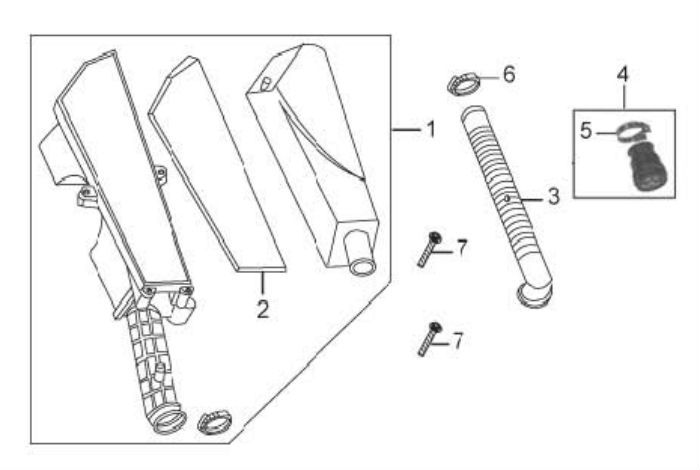 Filtr powietrza Sachs 49er 4-suwowy