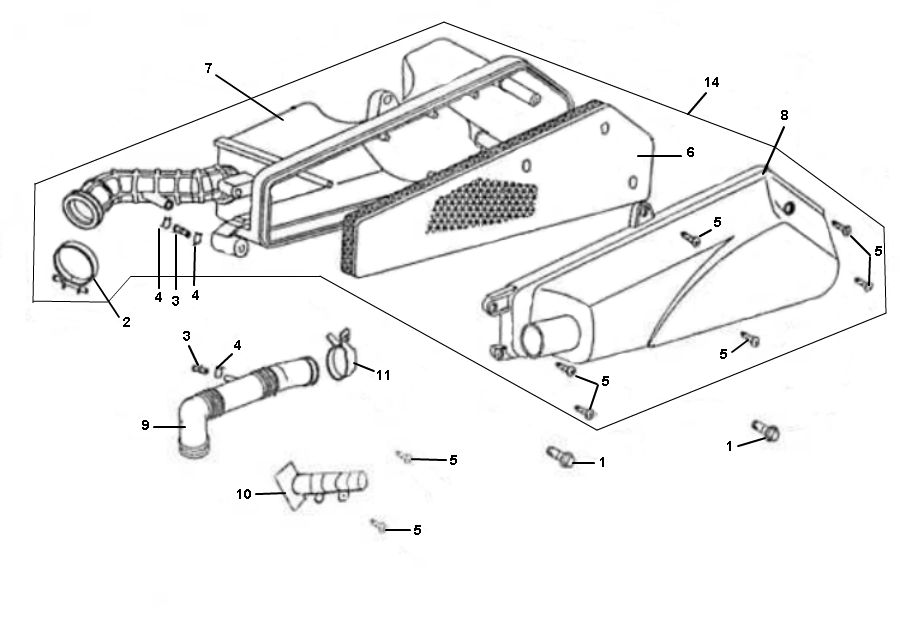 Filtr powietrza Senzo Retro GT2 4-suwowy