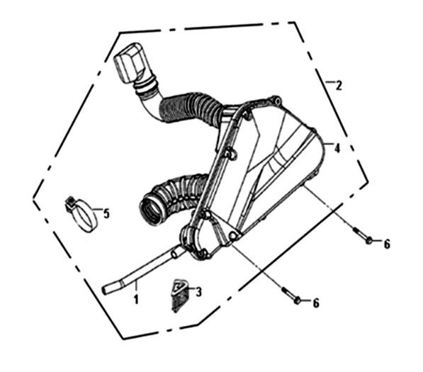 Luchtfilter Sym Crox 50 E4