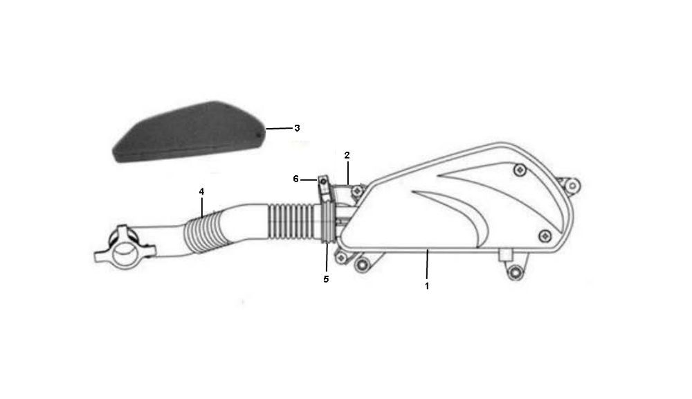 Filtr powietrza Sym Jet Sport-X 2-suwowy