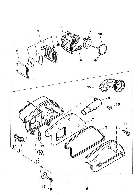 Filtr powietrza Yamaha Bw 2-suwowy