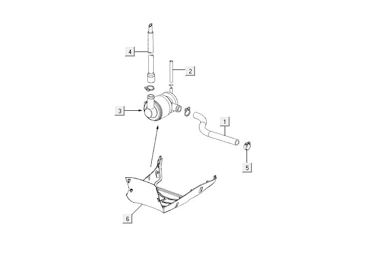 Membrana powietrzna Kymco Agility 10' 4-suwowa srebrna