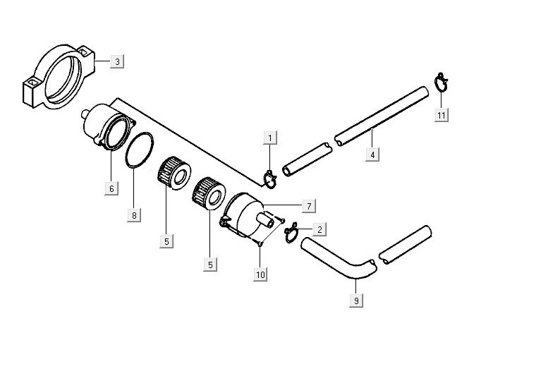 Membrana powietrzna Kymco Yup 2t ac czarny połysk