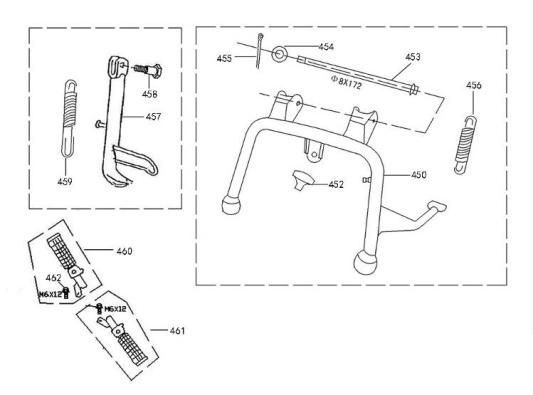 Midstand Neco Borsalino Oro matowy krem