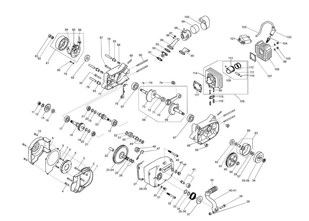 Silnik Beta Cyclo Dostawa 45km niebieski 2007