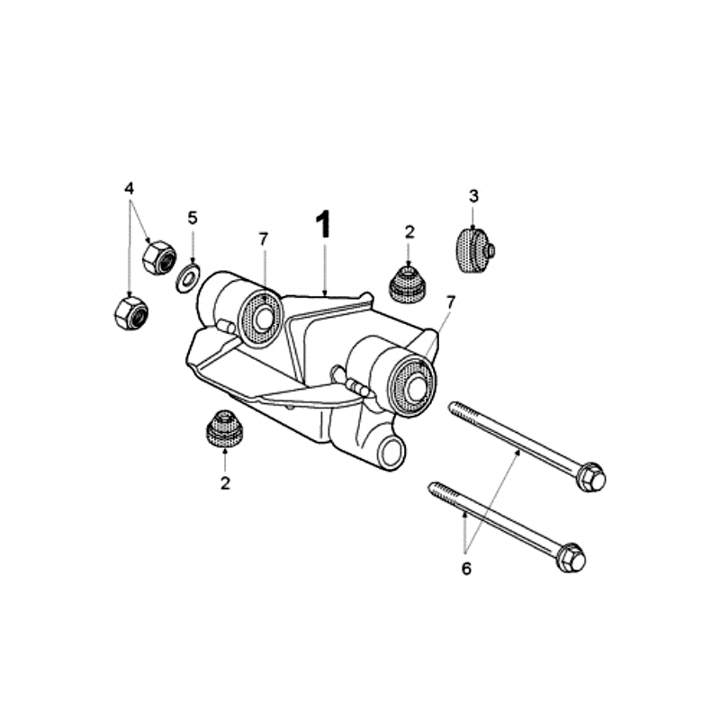 Zawieszenie Silnika Peugeot Fox Deluxe Czarny