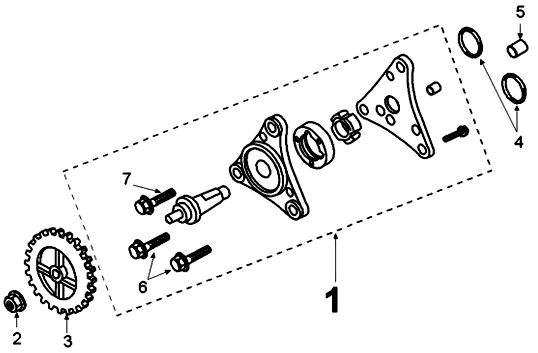 Pompa olejowa Peugeot Kisbee/Django euro4