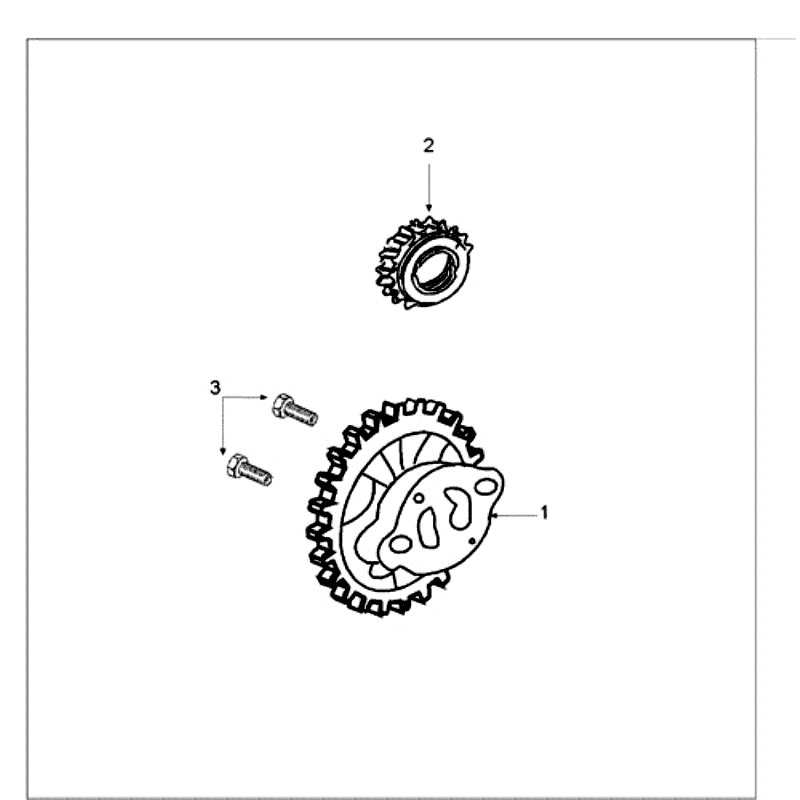 Pompa oleju Peugeot Tweet stara srebrno-szara