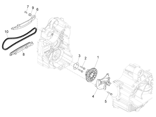 Pompa oleju MP3 500 LT Sport 2014-2016