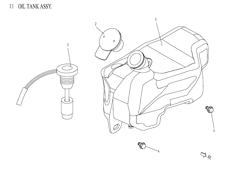 Zbiornik oleju AGM Venom czarny
