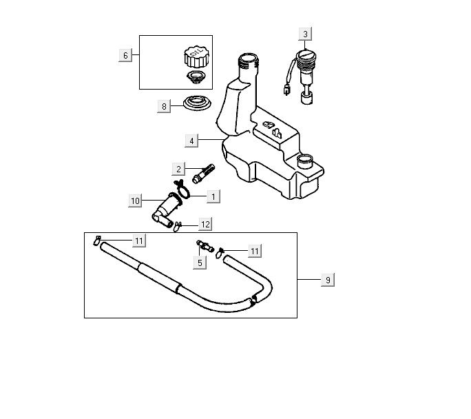 Zbiornik oleju Kymco ZX 2t ac blue limitowany