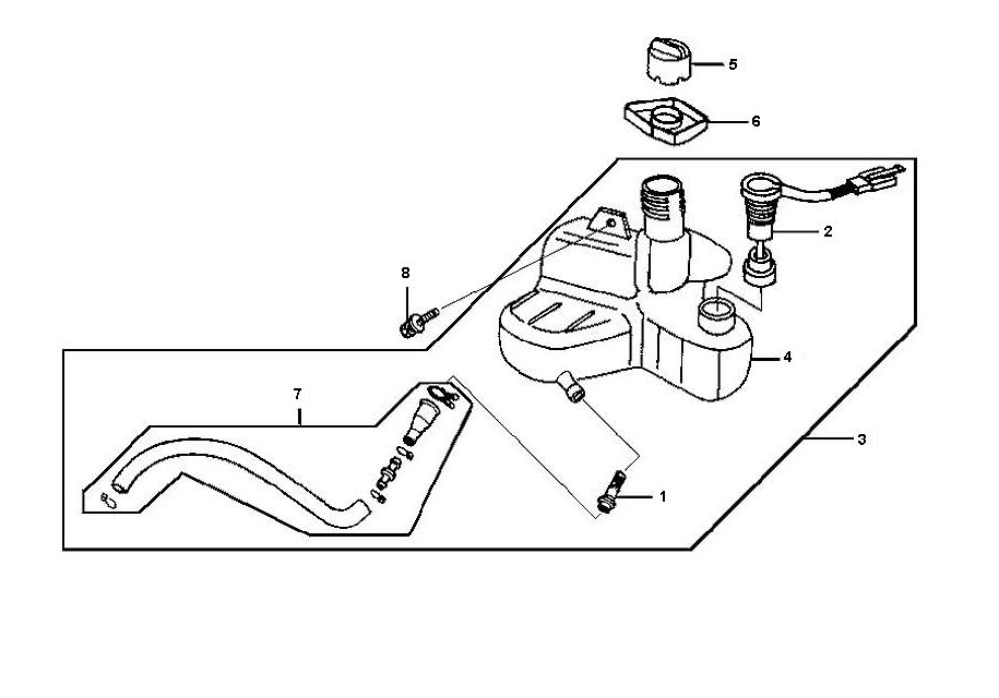 Zbiornik oleju Sym Jet Euro-X 2-suwowy
