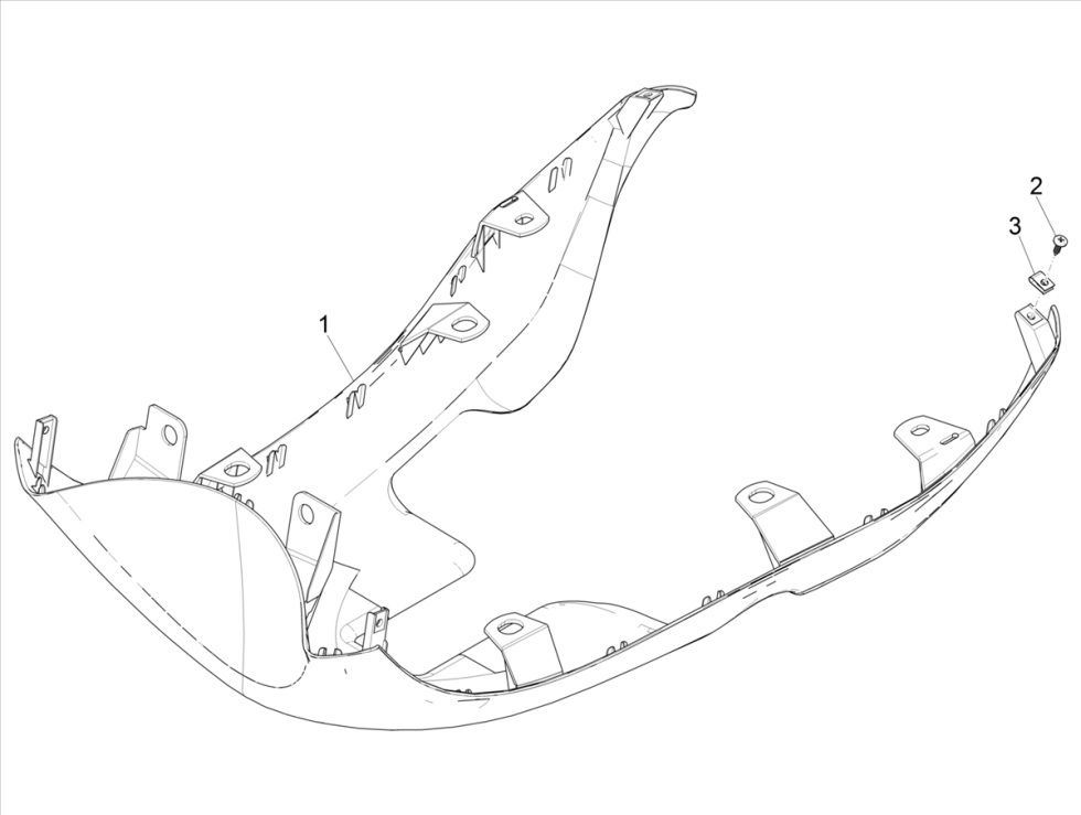 Piaggo Zip 4-suwowy spoiler (wtrysk euro5 IGET)