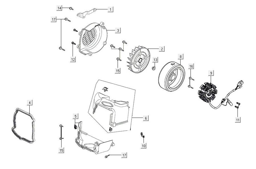 Okap chłodzący Kymco Agility 16'+ 4t matowy metaliczny srebrny