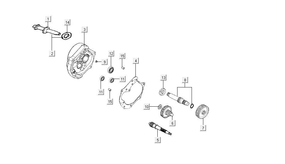 Skrzynia biegów Kymco Agility FR 12