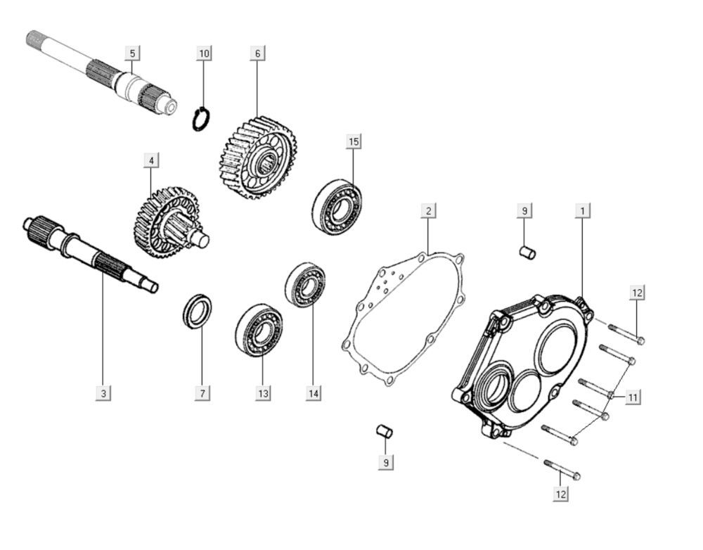Skrzynia biegów Kymco Gti 300i