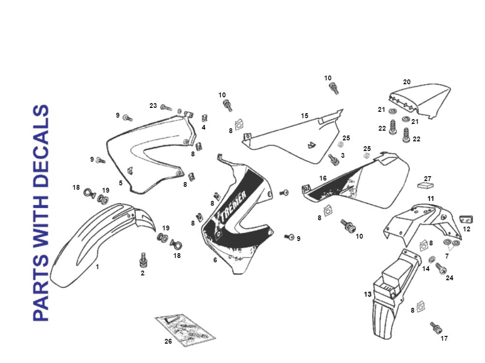 Blacha SENDA R X-TREME 2007 E2 3ED