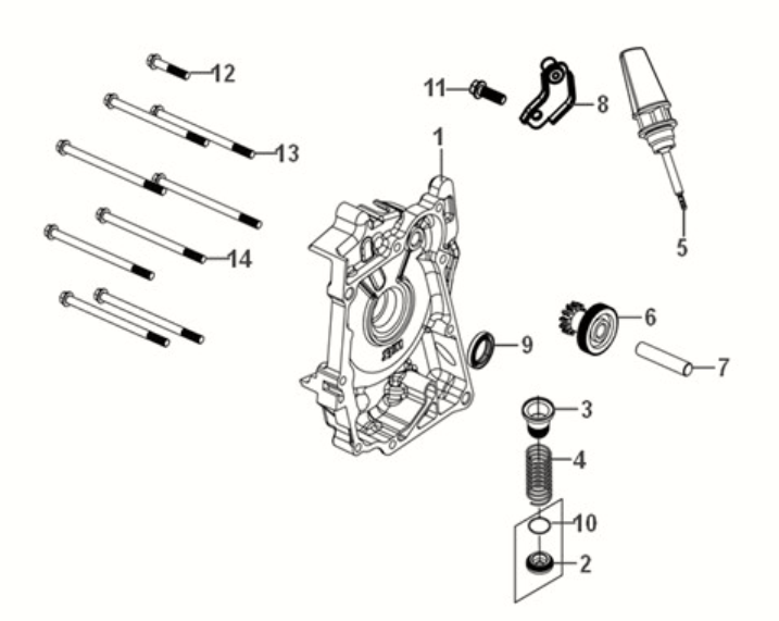 Osłona korby R. Sym Orbit III 50 E5