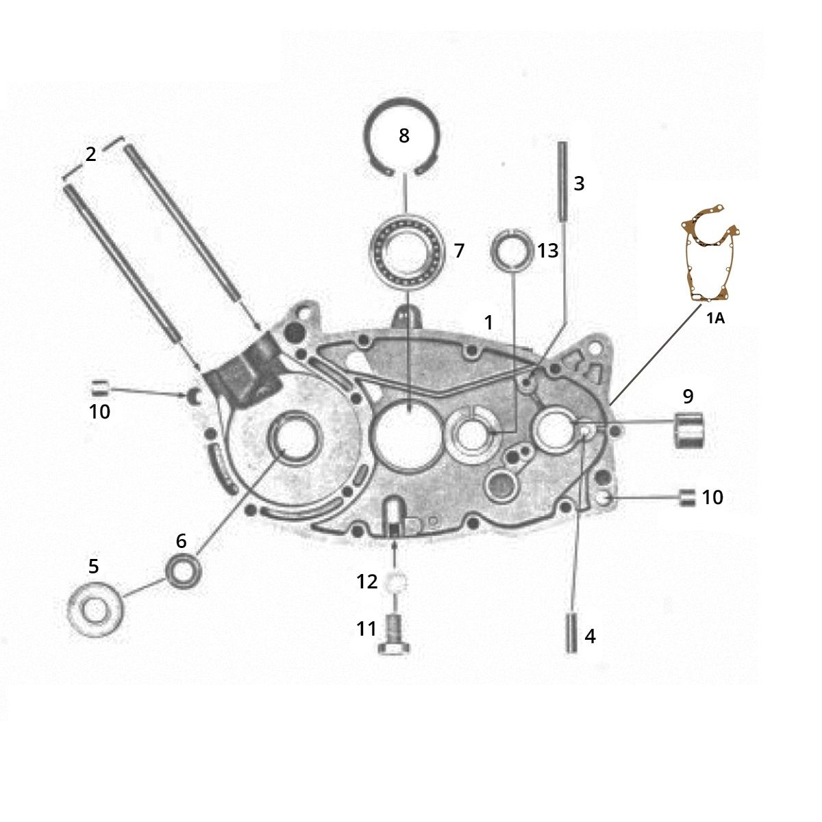 Części zamienne Zundapp GTS 50 517-40L5