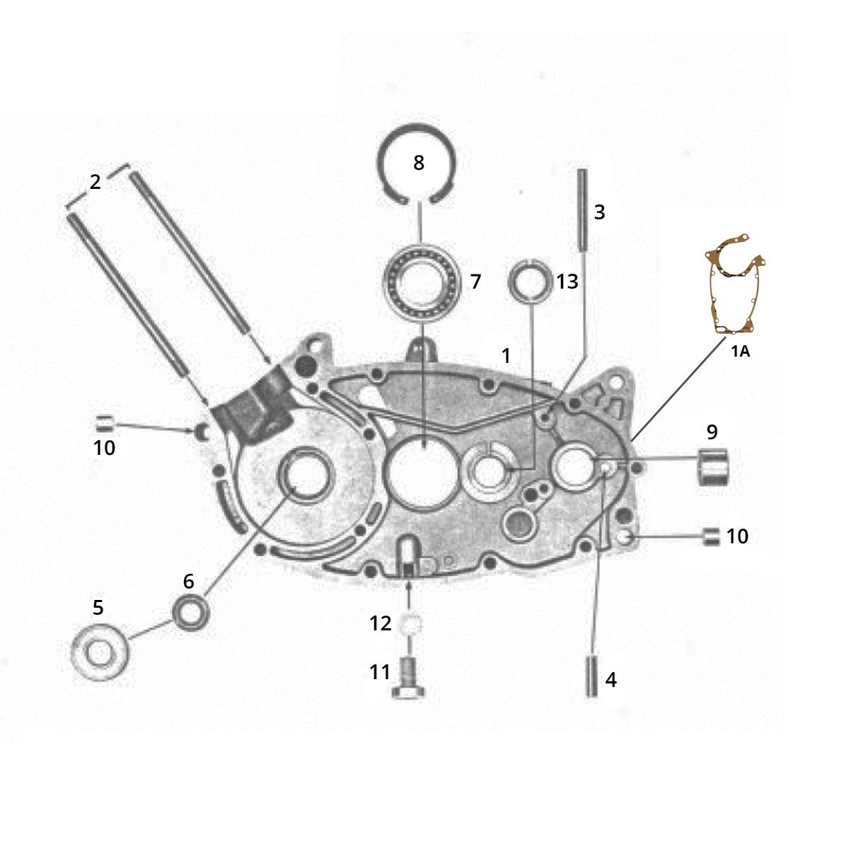 Zundapp C50 Sport 517-21L0 Gorset Power