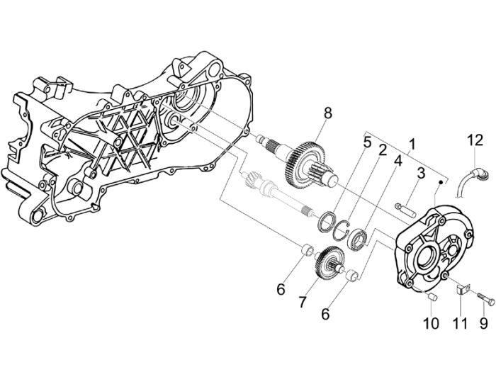 Piaggio Liberty 2-suwowa końcowa przesyłka