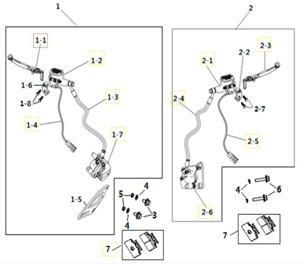 Układ hamulcowy Goccia GEV2000