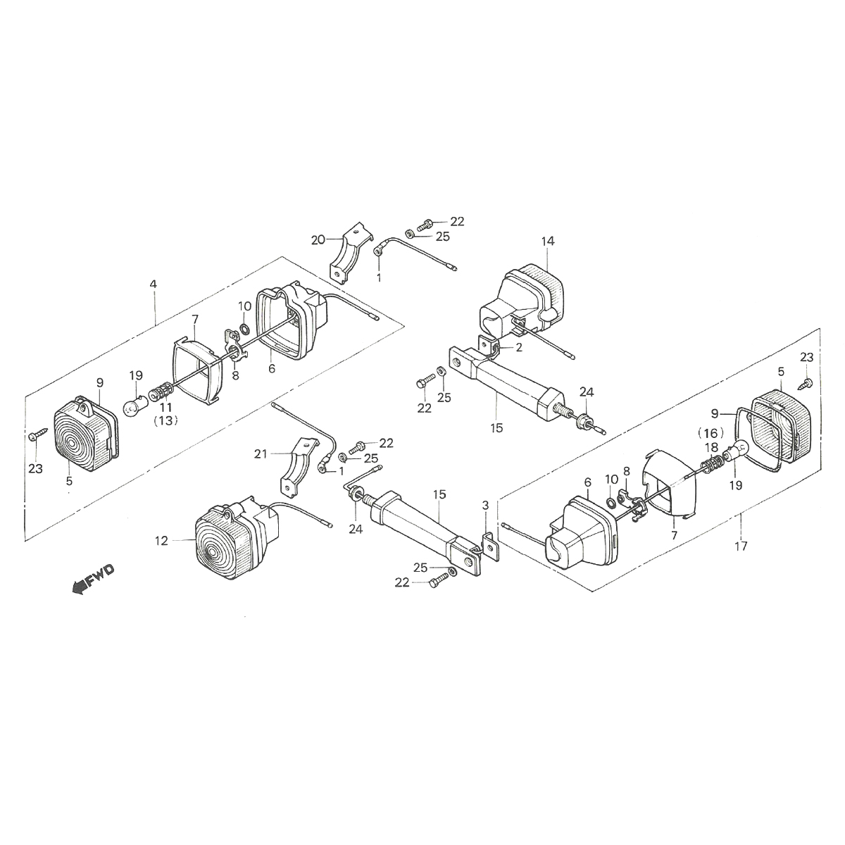 Wskaźniki Honda MTX 50