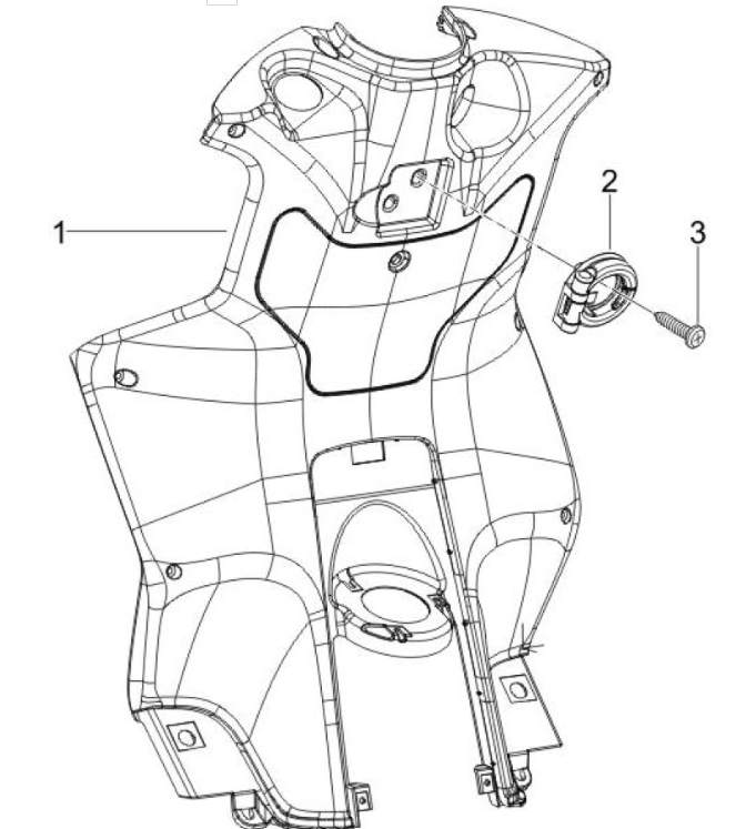 Piaggio NRG Power 50 2-suwowa osłona nóg LC Euro 4