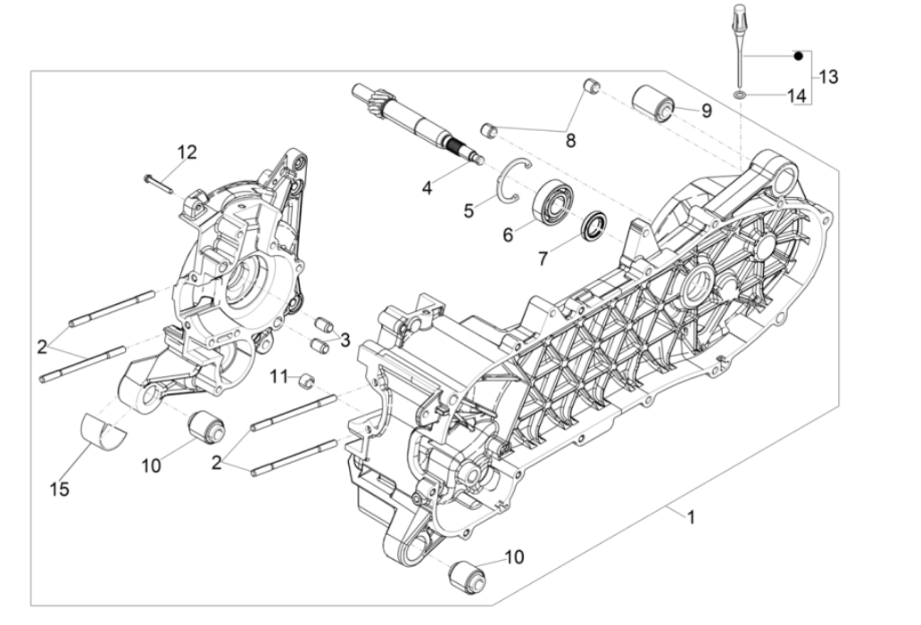 Carter Piaggio Typhoon 50 2-suwowy Euro 4 2018-2020