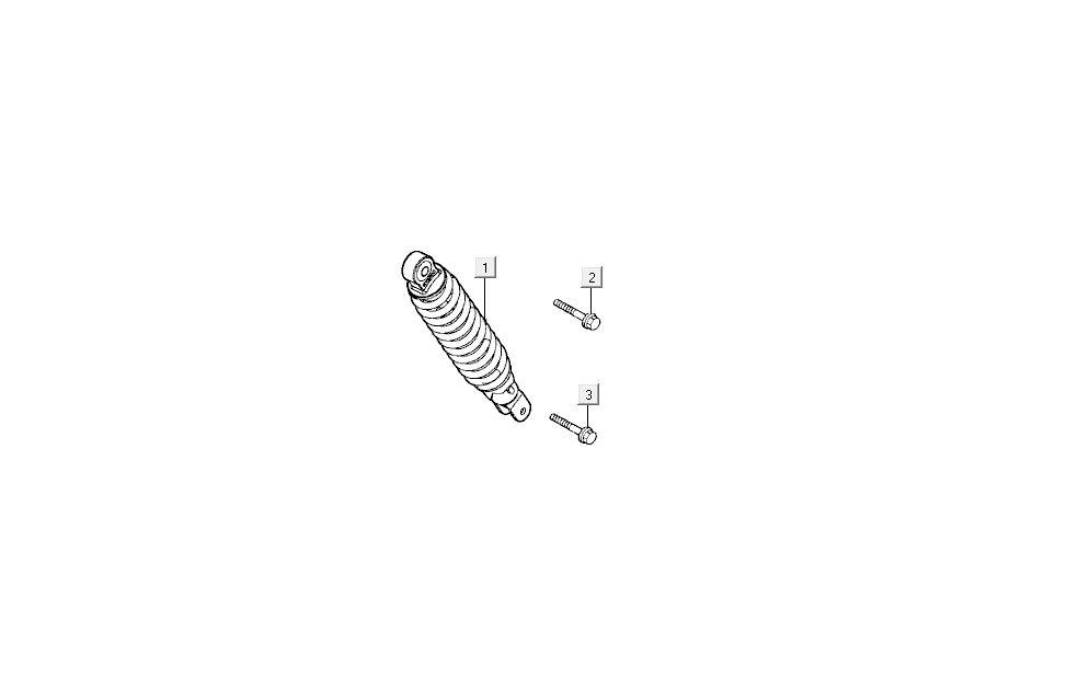 Shock-A Kymco Super9 AC 2-suwowy nm srebrny - czarny
