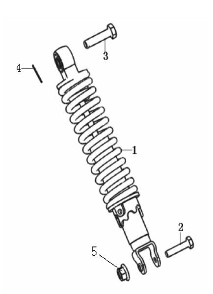 Amortyzator Generic Cracker limitowany biały 2009 2-suwowy