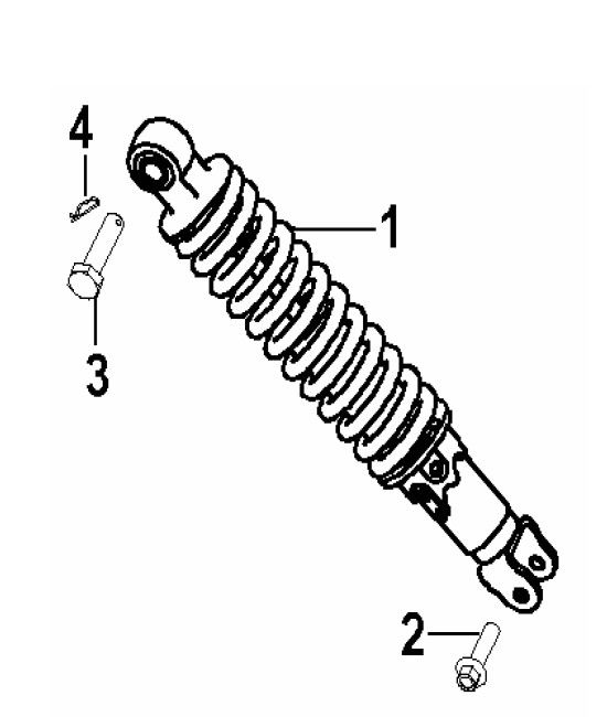 Amortyzator Generic Ideo biały 2010 2-suwowy