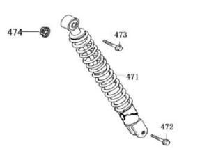 Amortyzator Neco Borsalino Oro czarny