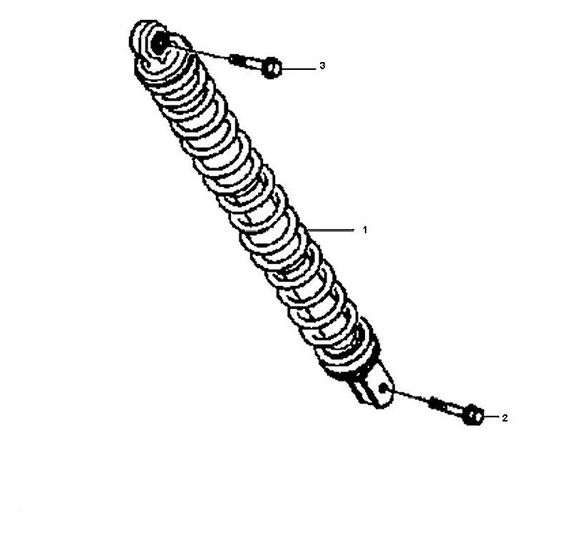 Amortyzator Sym Jet Euro-X 2-suwowy