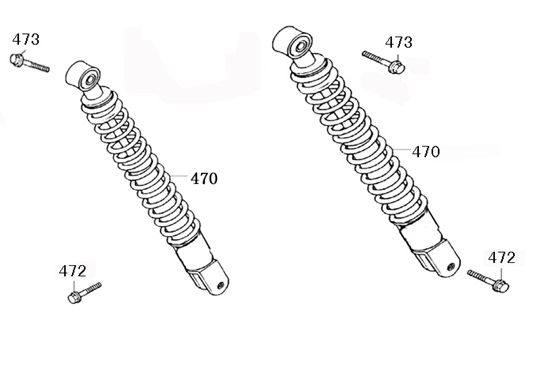 Amortyzatory Edwards Maple V50-2 matowe antracyt