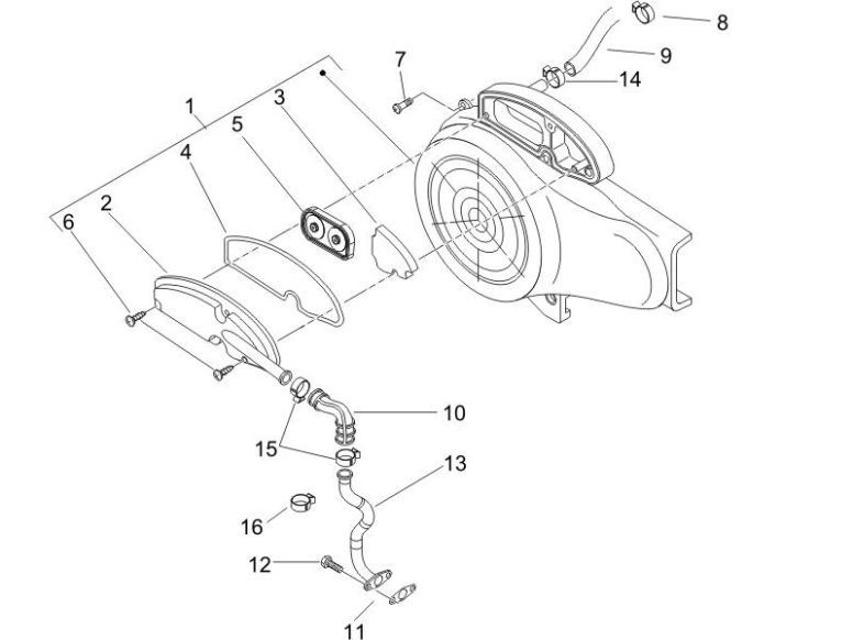 Filtr SLS Piaggio Zip 2000 4-suwowy AC