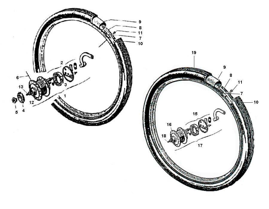Koło przednie Solex