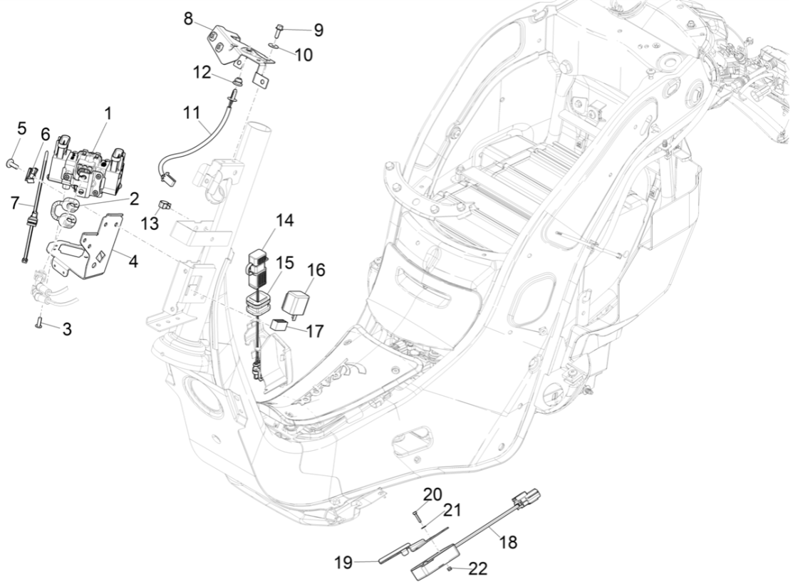 Regulator Vespa Electrica 45KM/H E5 2021 (EMEA)